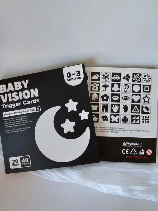 High contrast baby flash cards