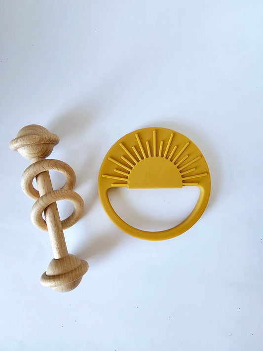 Sunny Teether and Rattle set