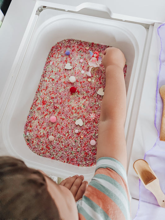 FAIRY GARDEN Sensory Scene - Pour and play