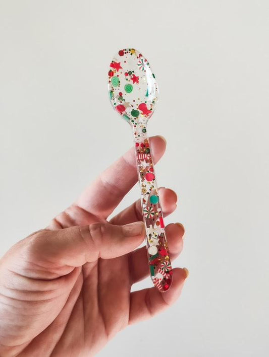 Christmas Resin Spoon