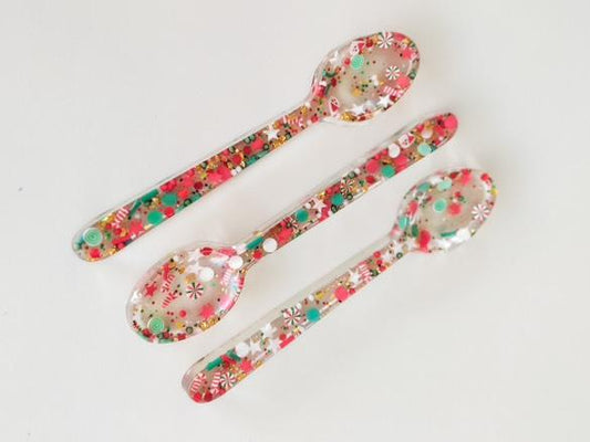 Christmas Resin Spoon