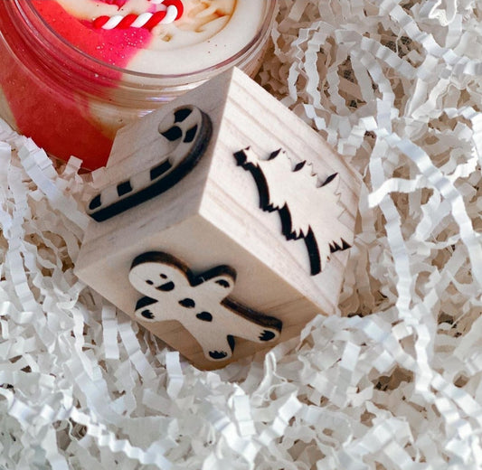 Christmas Wooden Playdough Stamper