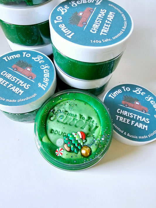 Christmas Tree Farm Playdough